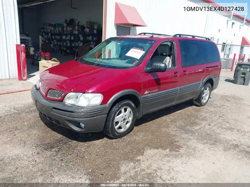 2004 Pontiac Montana T16 W/1Sx Pkg. VIN: 1GMDV13EX4D127428 Lot: 41989693