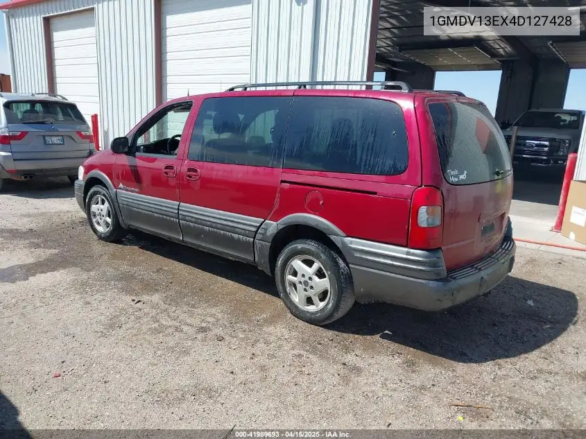 2004 Pontiac Montana T16 W/1Sx Pkg. VIN: 1GMDV13EX4D127428 Lot: 41989693