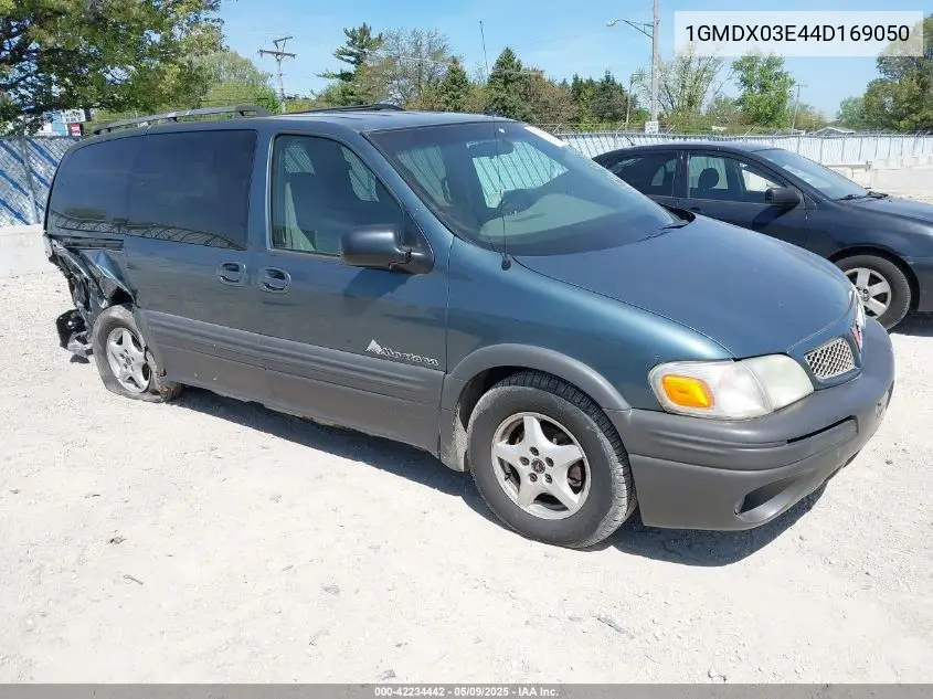 2004 Pontiac Montana M16 W/1Sa Pkg. VIN: 1GMDX03E44D169050 Lot: 42234442