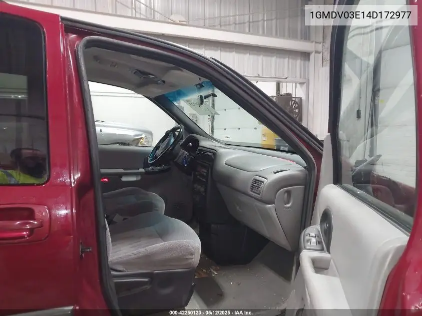 2004 Pontiac Montana T16 W/1Sx Pkg. VIN: 1GMDV03E14D172977 Lot: 42250123
