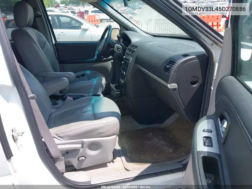 2005 Pontiac Montana Sv6 Fwd VIN: 1GMDV33L45D270886 Lot: 42198328