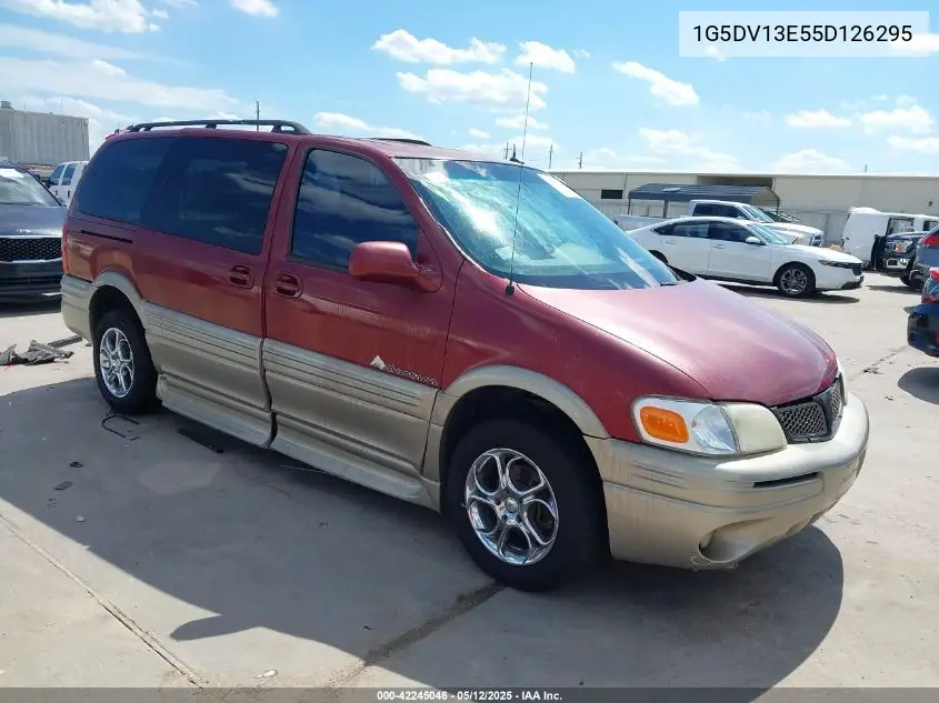 2005 Pontiac Montana M16 W/1Sa Pkg. VIN: 1G5DV13E55D126295 Lot: 42245046