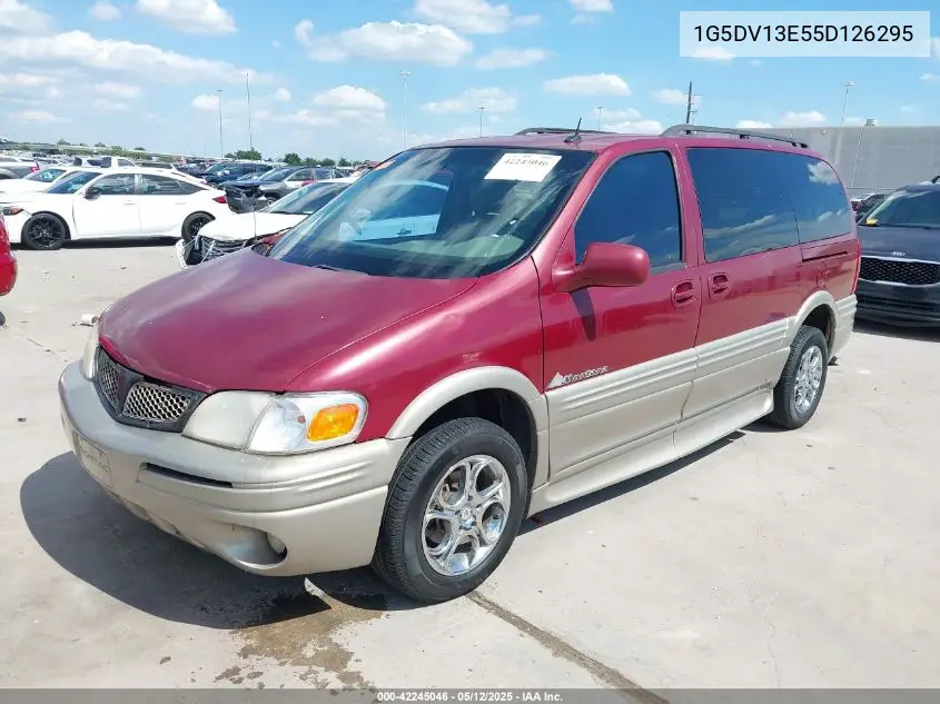 2005 Pontiac Montana M16 W/1Sa Pkg. VIN: 1G5DV13E55D126295 Lot: 42245046