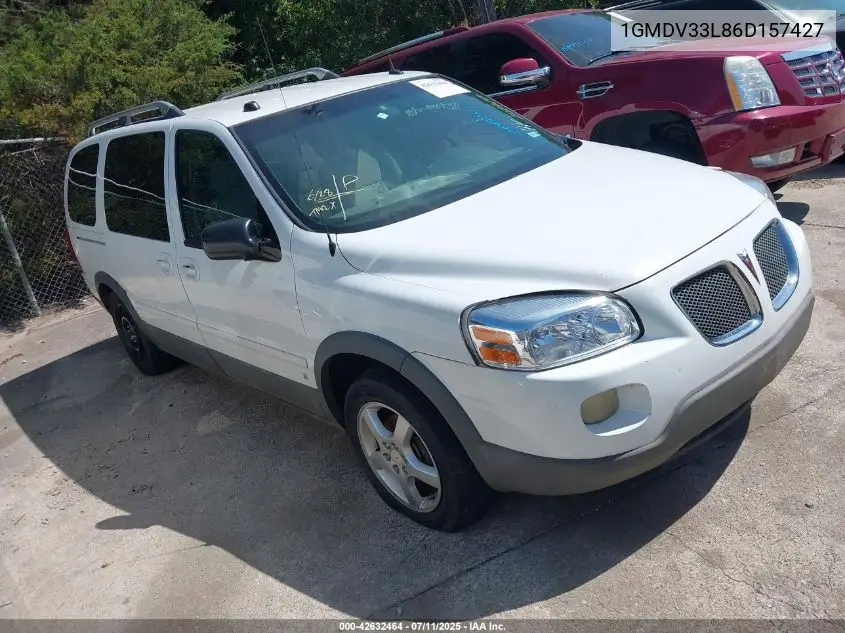2006 Pontiac Montana Sv6 VIN: 1GMDV33L86D157427 Lot: 42632464