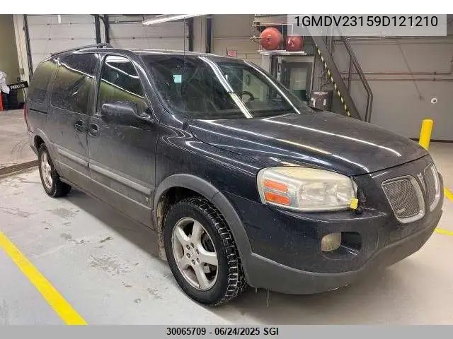 2009 Pontiac Montana Sv6 VIN: 1GMDV23159D121210 Lot: 30065709