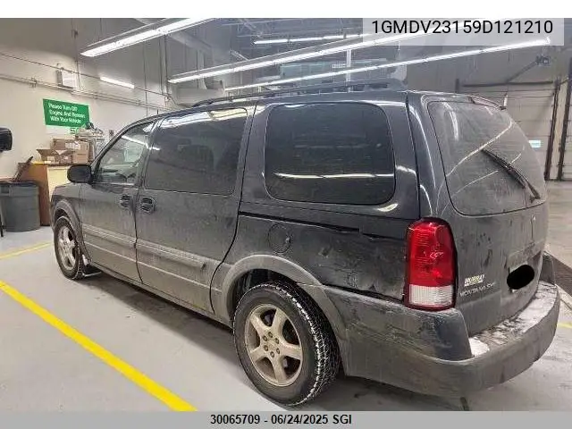 2009 Pontiac Montana Sv6 VIN: 1GMDV23159D121210 Lot: 30065709