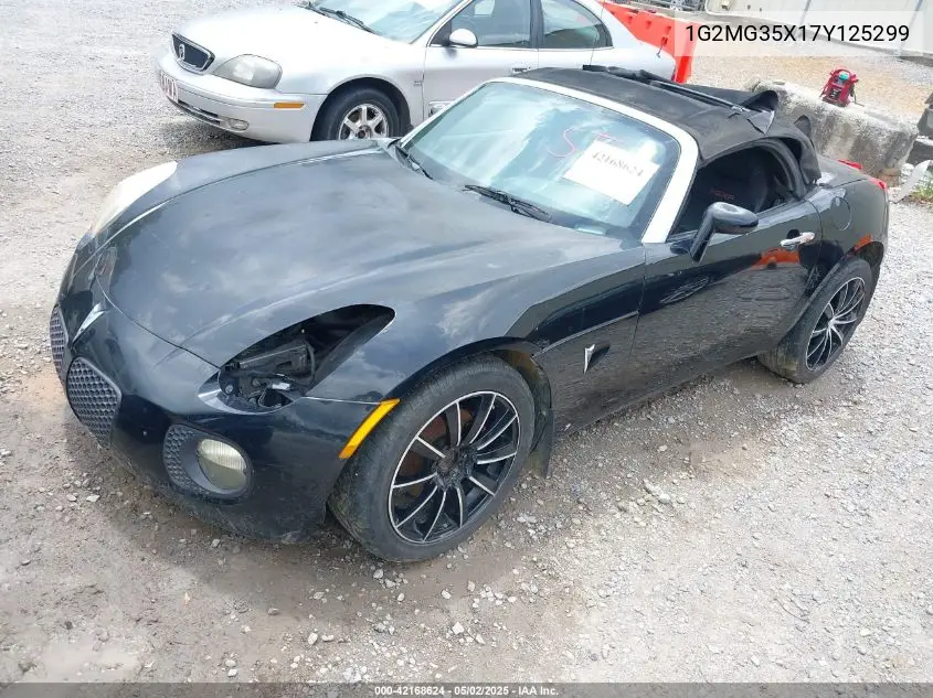 2007 Pontiac Solstice Gxp VIN: 1G2MG35X17Y125299 Lot: 42168624