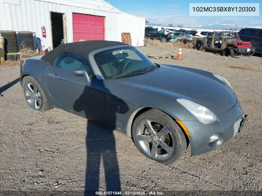 2008 Pontiac Solstice VIN: 1G2MC35BX8Y120300 Lot: 41571848