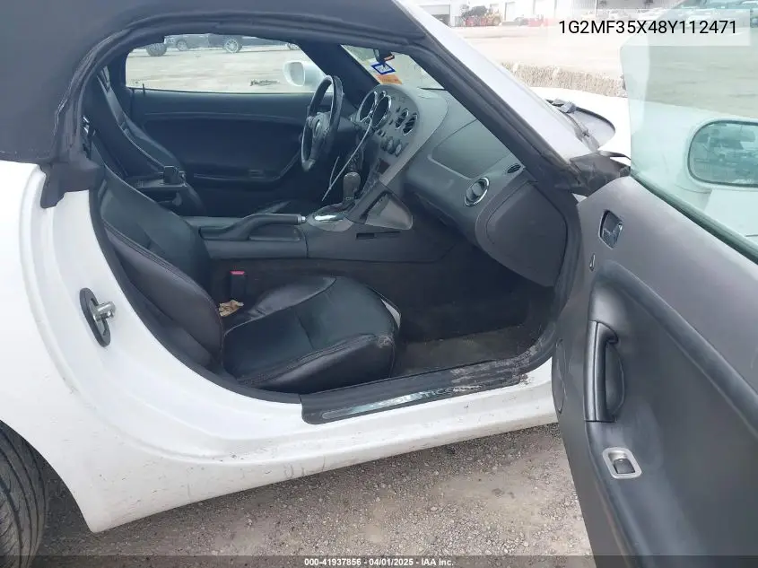 2008 Pontiac Solstice Gxp VIN: 1G2MF35X48Y112471 Lot: 41937856