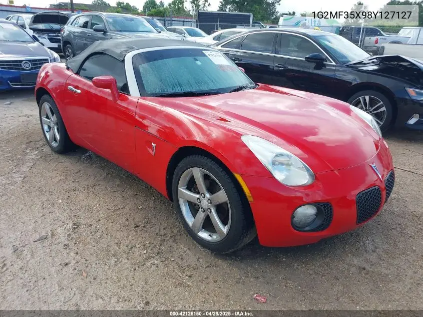 2008 Pontiac Solstice Gxp VIN: 1G2MF35X98Y127127 Lot: 42126150
