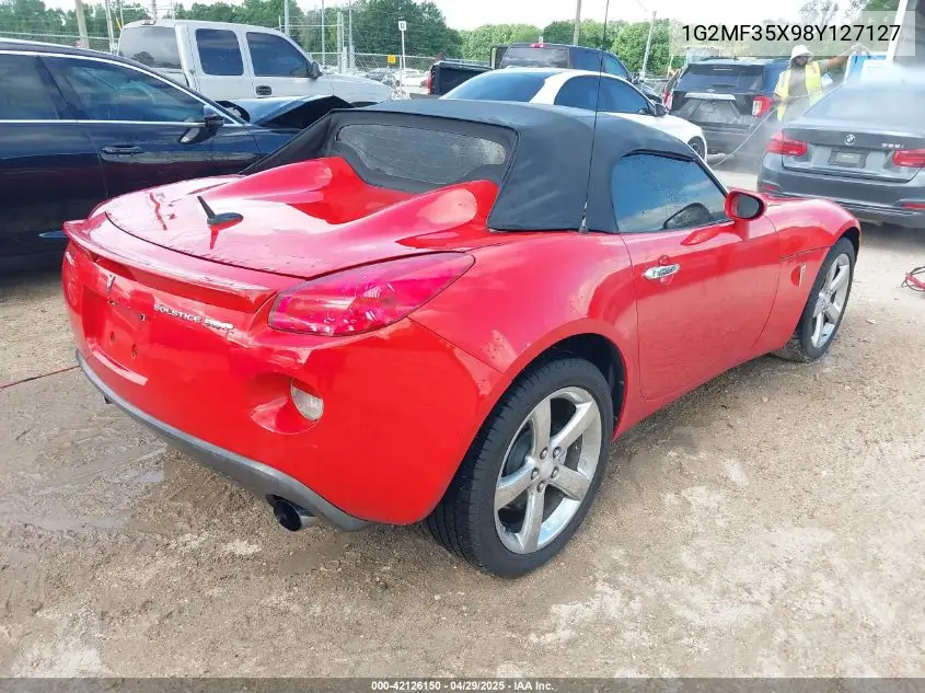 2008 Pontiac Solstice Gxp VIN: 1G2MF35X98Y127127 Lot: 42126150