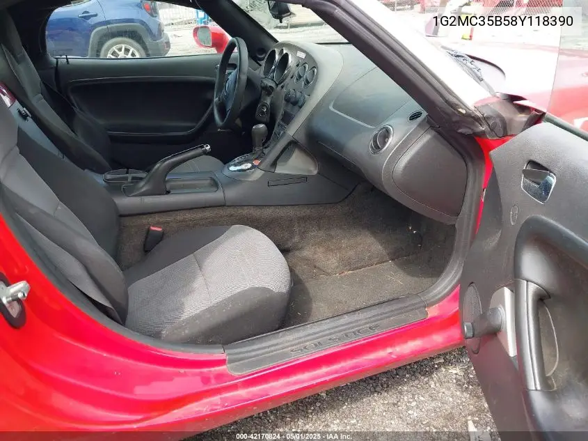 2008 Pontiac Solstice VIN: 1G2MC35B58Y118390 Lot: 42170824