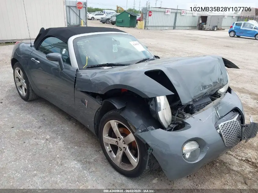 2008 Pontiac Solstice VIN: 1G2MB35B28Y107706 Lot: 42405635