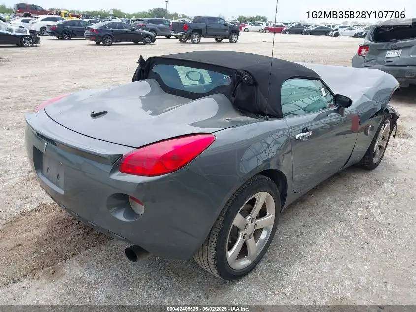 2008 Pontiac Solstice VIN: 1G2MB35B28Y107706 Lot: 42405635