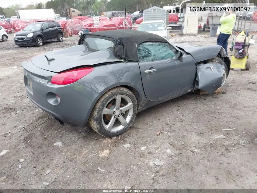 2009 Pontiac Solstice Gxp VIN: 1G2MF35XX9Y100097 Lot: 41921648