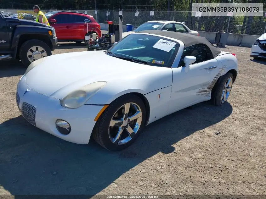 2009 Pontiac Solstice VIN: 1G2MN35B39Y108078 Lot: 42203714