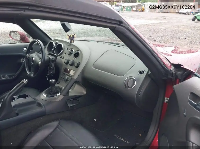 2009 Pontiac Solstice Gxp VIN: 1G2MG35XX9Y102204 Lot: 42255138
