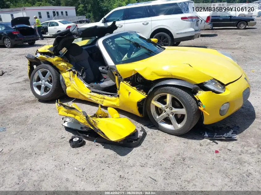 2009 Pontiac Solstice VIN: 1G2MB35B99Y106120 Lot: 42552171
