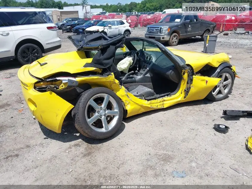 2009 Pontiac Solstice VIN: 1G2MB35B99Y106120 Lot: 42552171