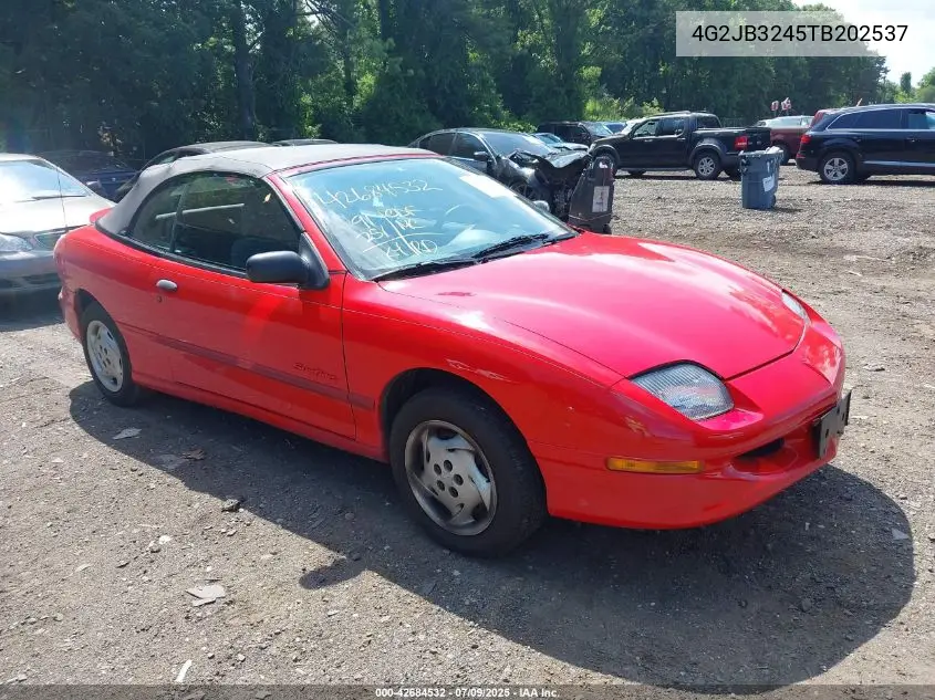 1996 Pontiac Sunfire Se VIN: 4G2JB3245TB202537 Lot: 42684532