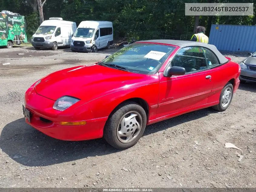 1996 Pontiac Sunfire Se VIN: 4G2JB3245TB202537 Lot: 42684532