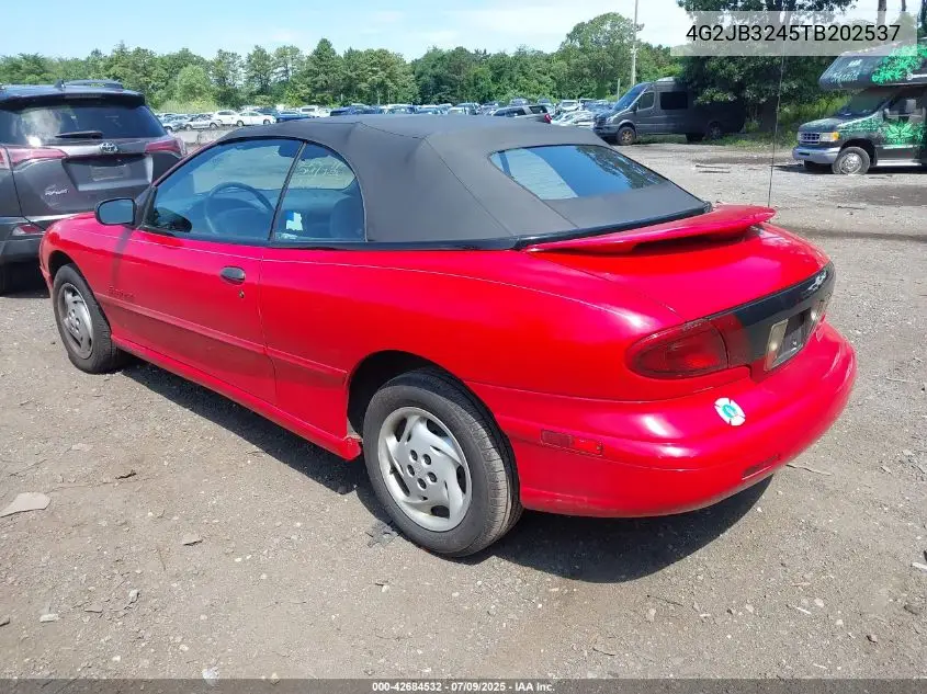 1996 Pontiac Sunfire Se VIN: 4G2JB3245TB202537 Lot: 42684532