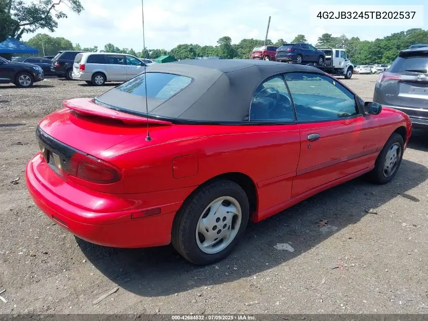 1996 Pontiac Sunfire Se VIN: 4G2JB3245TB202537 Lot: 42684532