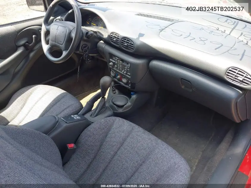 1996 Pontiac Sunfire Se VIN: 4G2JB3245TB202537 Lot: 42684532