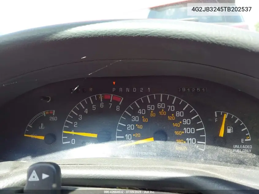 1996 Pontiac Sunfire Se VIN: 4G2JB3245TB202537 Lot: 42684532