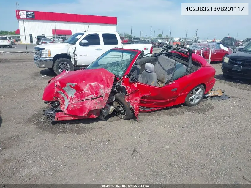 1997 Pontiac Sunfire Se VIN: 4G2JB32T8VB201117 Lot: 41997904