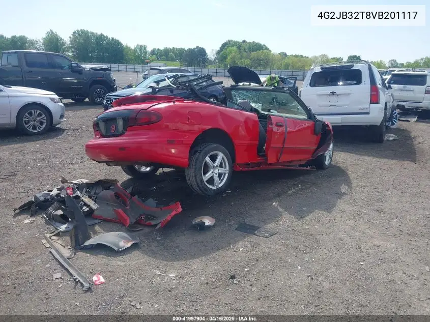 1997 Pontiac Sunfire Se VIN: 4G2JB32T8VB201117 Lot: 41997904