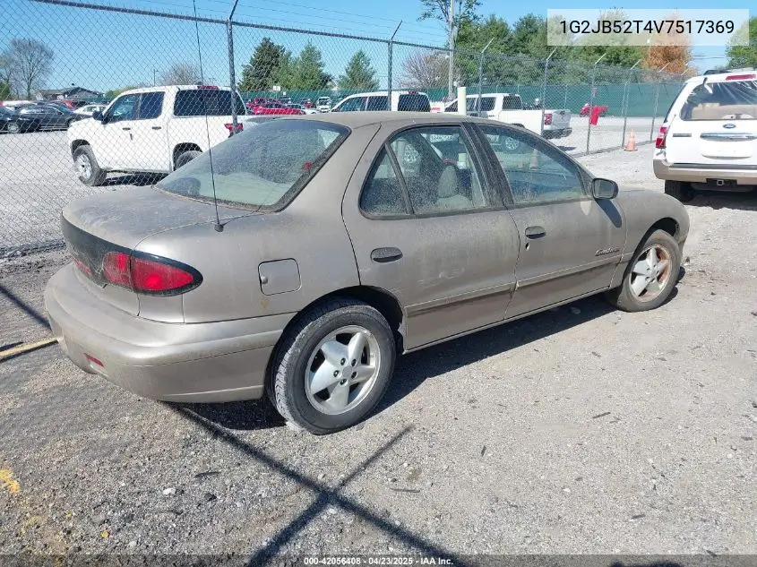 1997 Pontiac Sunfire Se VIN: 1G2JB52T4V7517369 Lot: 42056408
