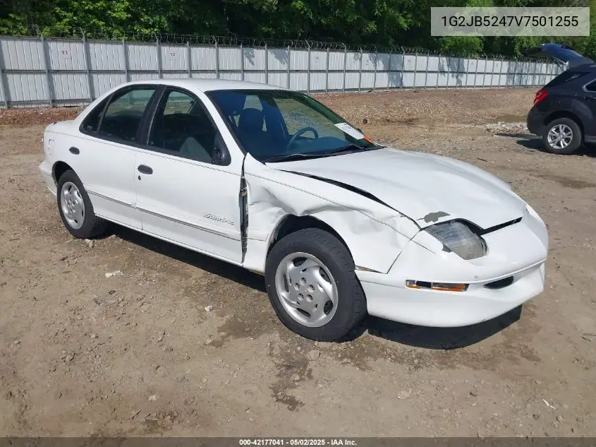1997 Pontiac Sunfire Se VIN: 1G2JB5247V7501255 Lot: 42177041