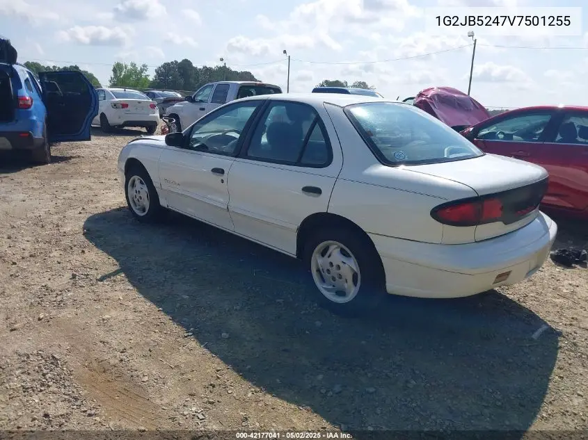 1997 Pontiac Sunfire Se VIN: 1G2JB5247V7501255 Lot: 42177041