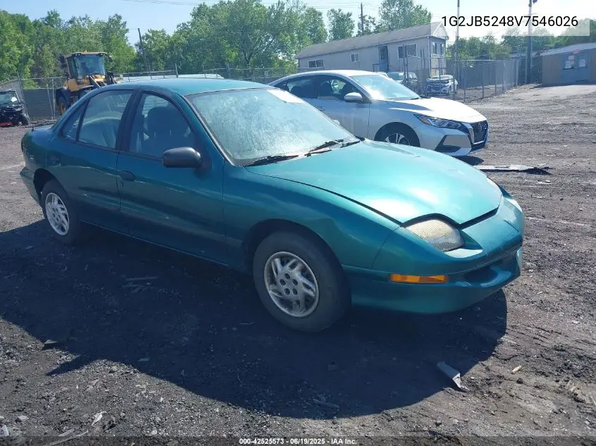 1997 Pontiac Sunfire Se VIN: 1G2JB5248V7546026 Lot: 42525573