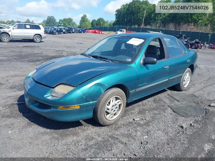 1997 Pontiac Sunfire Se VIN: 1G2JB5248V7546026 Lot: 42525573