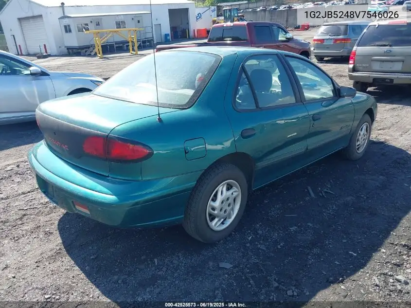 1997 Pontiac Sunfire Se VIN: 1G2JB5248V7546026 Lot: 42525573