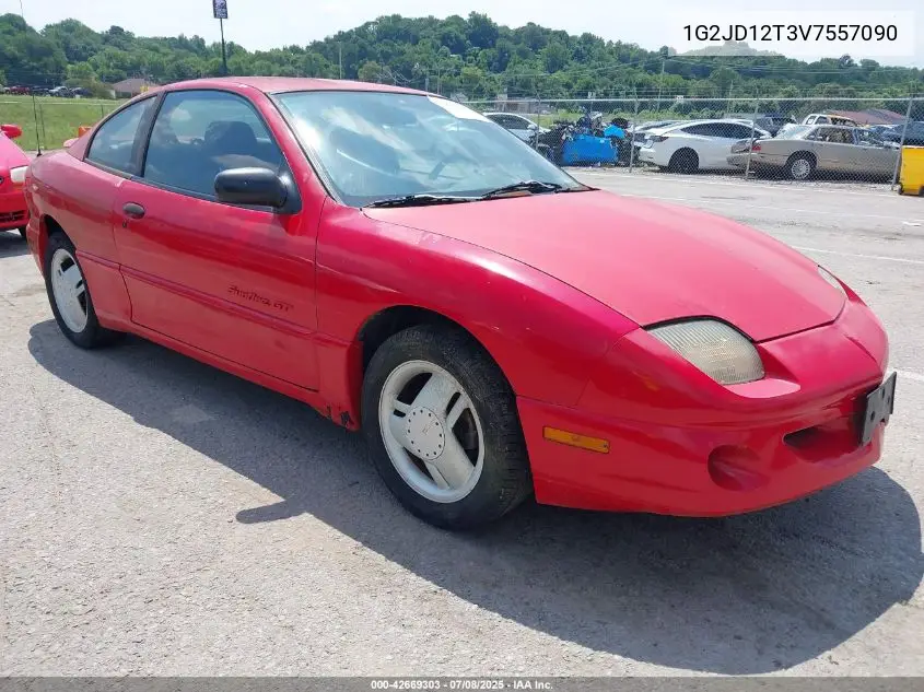 1997 Pontiac Sunfire Gt VIN: 1G2JD12T3V7557090 Lot: 42669303