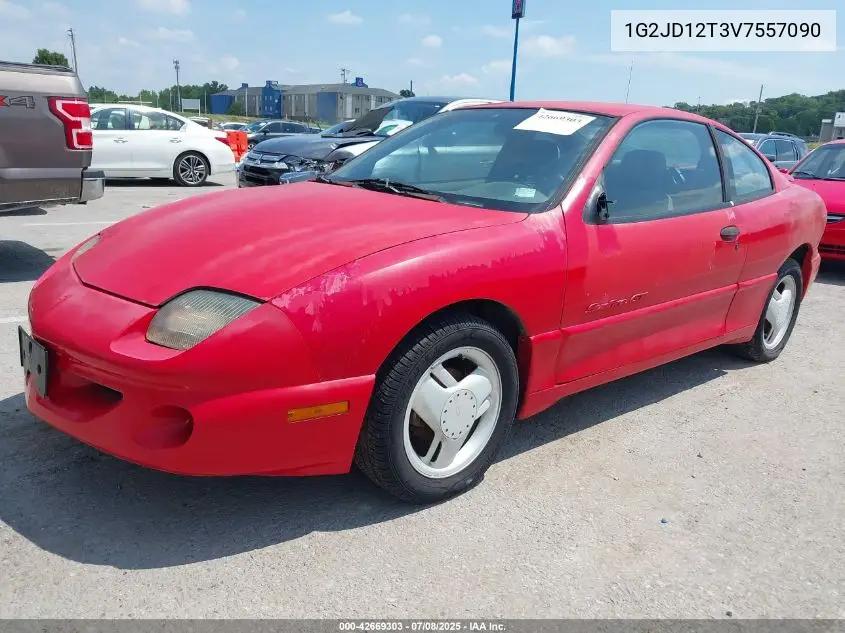 1997 Pontiac Sunfire Gt VIN: 1G2JD12T3V7557090 Lot: 42669303