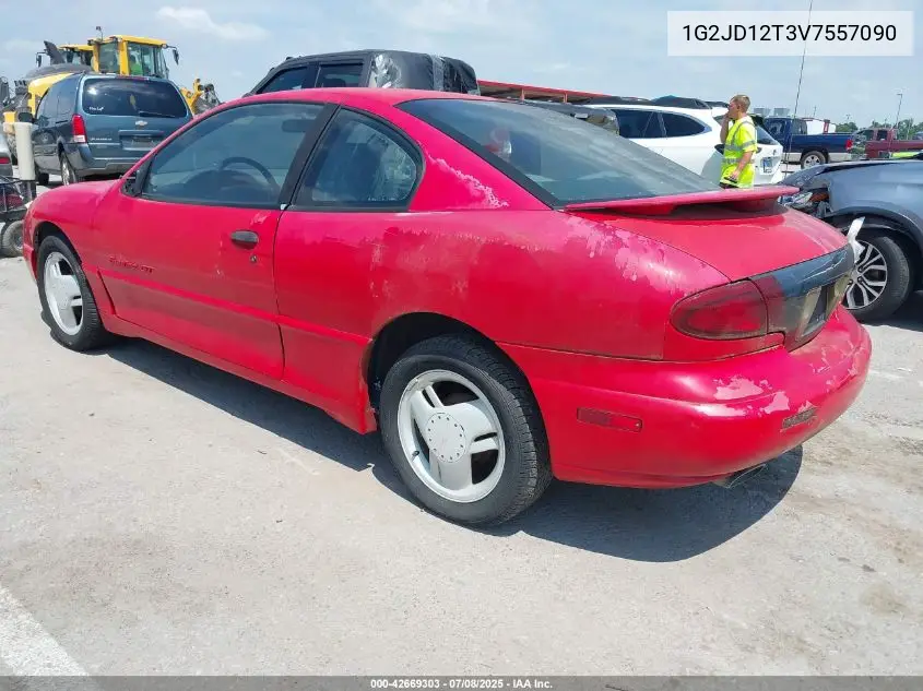 1997 Pontiac Sunfire Gt VIN: 1G2JD12T3V7557090 Lot: 42669303