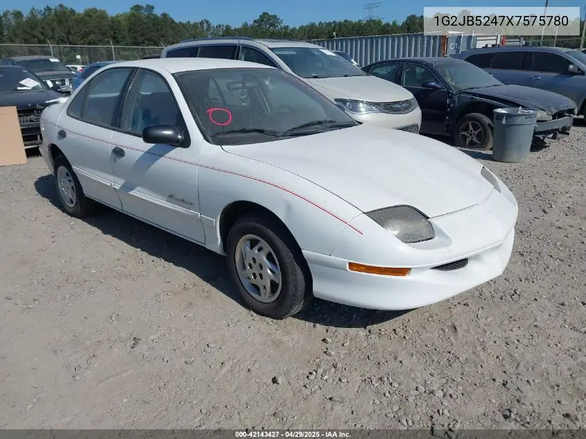 1999 Pontiac Sunfire Se VIN: 1G2JB5247X7575780 Lot: 42143427