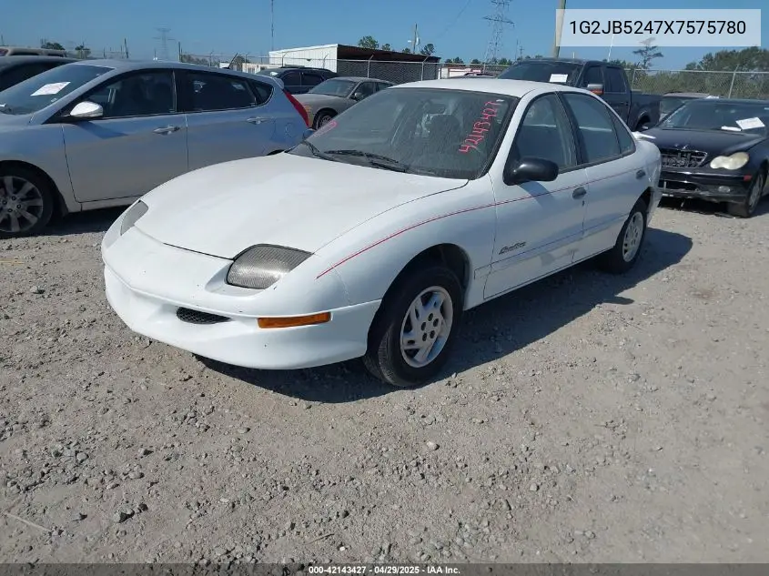 1999 Pontiac Sunfire Se VIN: 1G2JB5247X7575780 Lot: 42143427