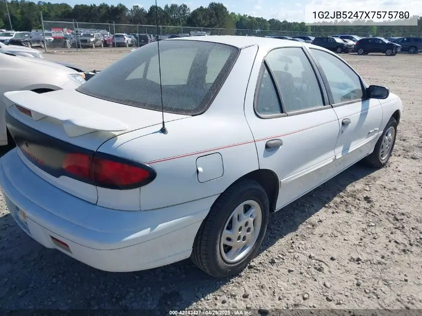 1999 Pontiac Sunfire Se VIN: 1G2JB5247X7575780 Lot: 42143427