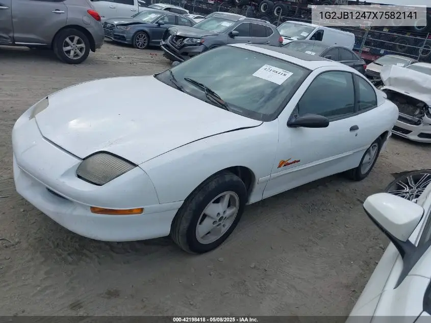 1999 Pontiac Sunfire Se VIN: 1G2JB1247X7582141 Lot: 42198418