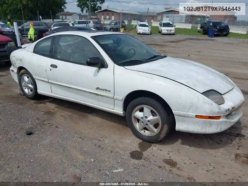 1999 Pontiac Sunfire Se VIN: 1G2JB12T9X7546443 Lot: 42674465