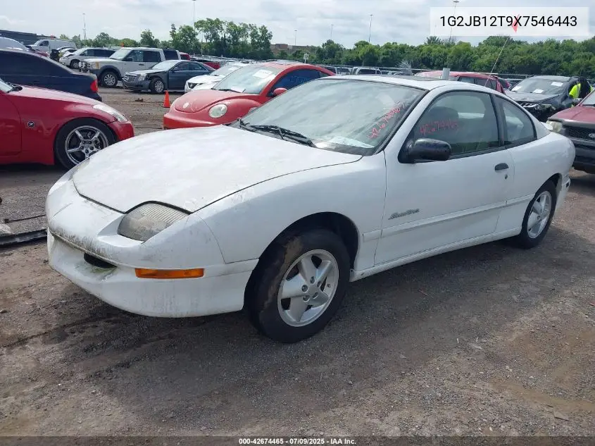 1999 Pontiac Sunfire Se VIN: 1G2JB12T9X7546443 Lot: 42674465
