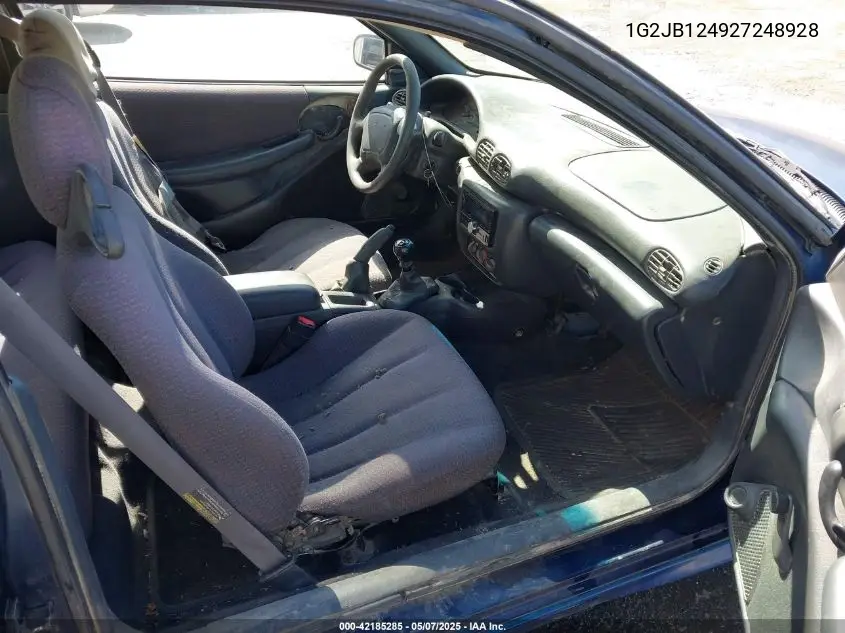 2002 Pontiac Sunfire Se VIN: 1G2JB124927248928 Lot: 42185285