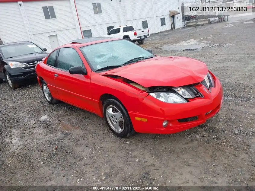 2003 Pontiac Sunfire VIN: 1G2JB12F137253883 Lot: 41547778