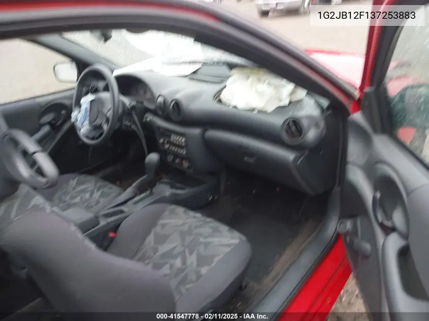 2003 Pontiac Sunfire VIN: 1G2JB12F137253883 Lot: 41547778