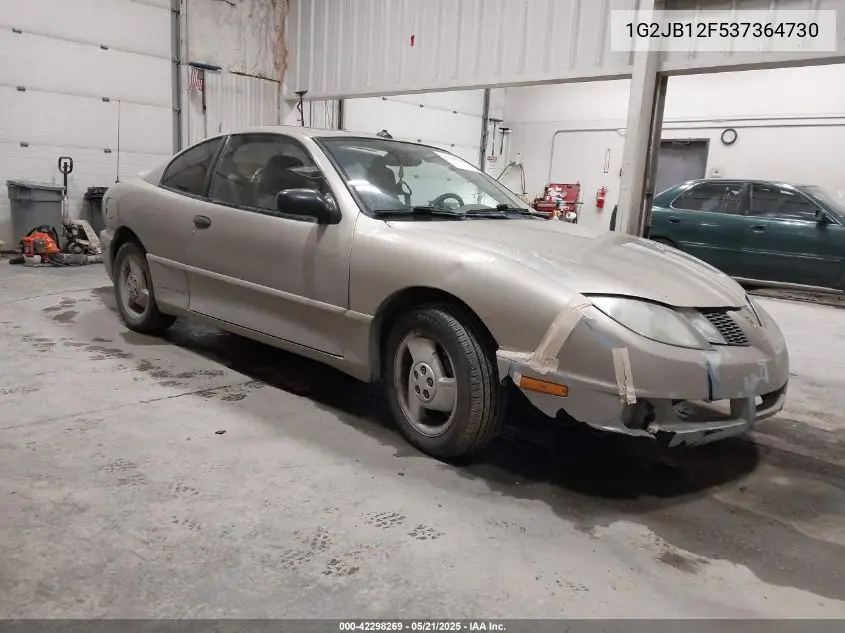 2003 Pontiac Sunfire VIN: 1G2JB12F537364730 Lot: 42298269
